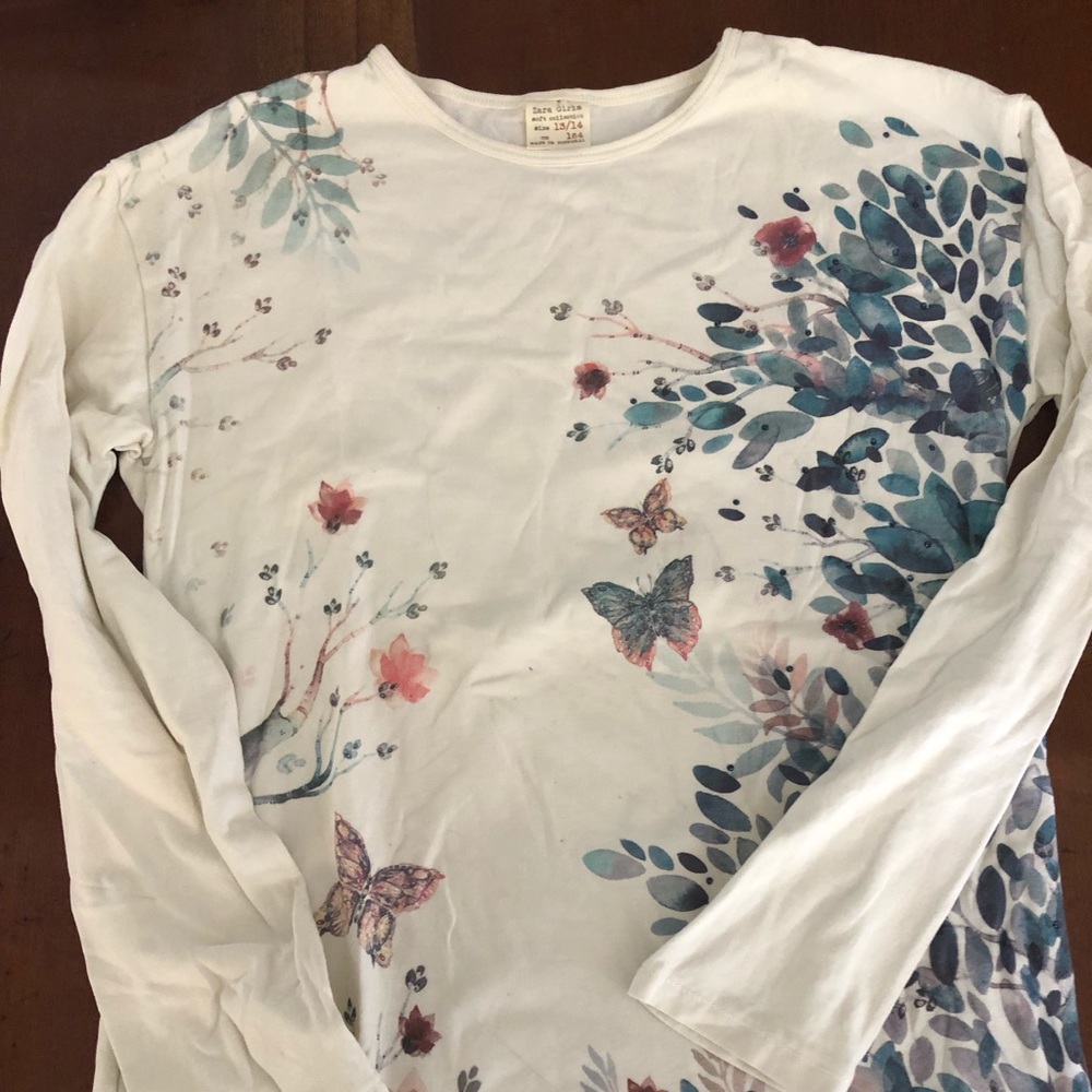 Zara Girls long sleeve t-shirt